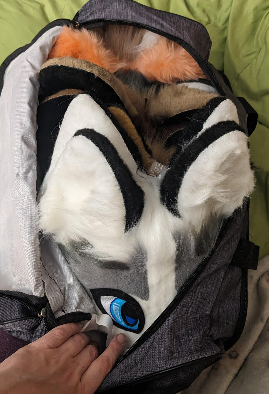 11 masks in one bag - its extremely easy for us to pack lots of masks to travel to cons! 11 masks in one bag - its extremely easy for us to pack lots of masks to travel to cons!